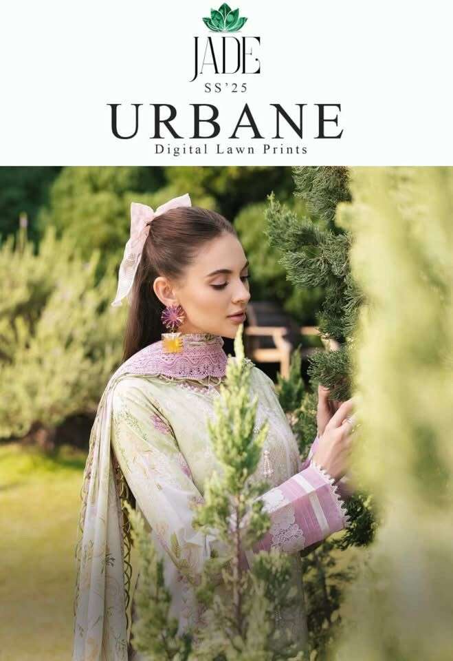 URBANE Digital Lawn Prints Unstitched Model And Open Pic 25 By JADE 